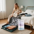 thumbnail image 4 of No Pump Vacuum Storage Bags,31.5"X39"X15" Reusable Self Seal Clothes Vacuum Seal Bags, Space Saving Air Compression Closet Organizer Bags, Clear Plastic Storage Pouches for Blankets Organization, 4 of 6