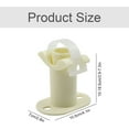 thumbnail image 3 of Pipe Support Ceiling Wall Clamp - ABS Adjustable Strap Mounting Hose Adapter Pipe Clamps Fasteners Pipe Tubes, 2pcs, 3 of 5