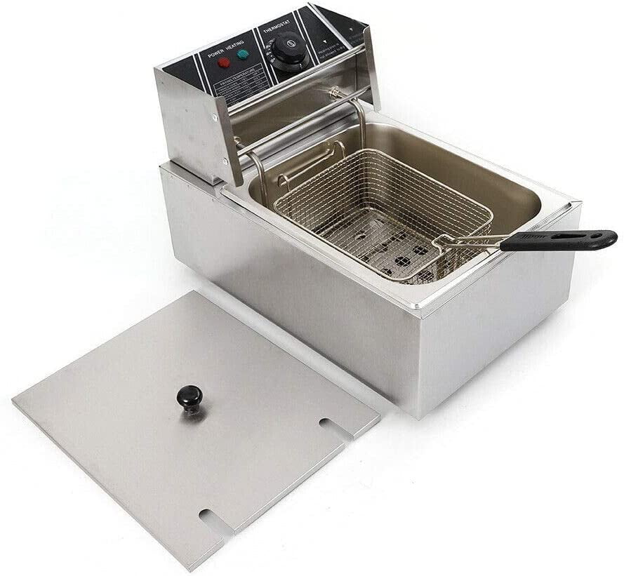 Chef AAA - TCF7ED, 14lb Two Basket Electric Countertop Deep Fryer