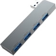 thumbnail image 2 of Concentrador USB, concentrador USB Fidioto de 4 puertos (1 concentrador 3.0, 3 concentradores 2.0), divisor USB para laptop, PC con Windows, , impresora, unidad flash, disco duro móvil, 2 of 7