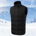 thumbnail image 2 of Heated Fleece Vest Winter Outdoor Fast Warm Up Heated Vest Usb Smart Warm Layer Cotton Padded Sleeveless Zip Up Jacket Regular Fit Womens Vest, 2 of 8