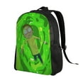 thumbnail image 3 of Rick And Morty Anime Backpack Travel Bag 3d Printing Casual Daypack Multifunctional Backpack, 3 of 8