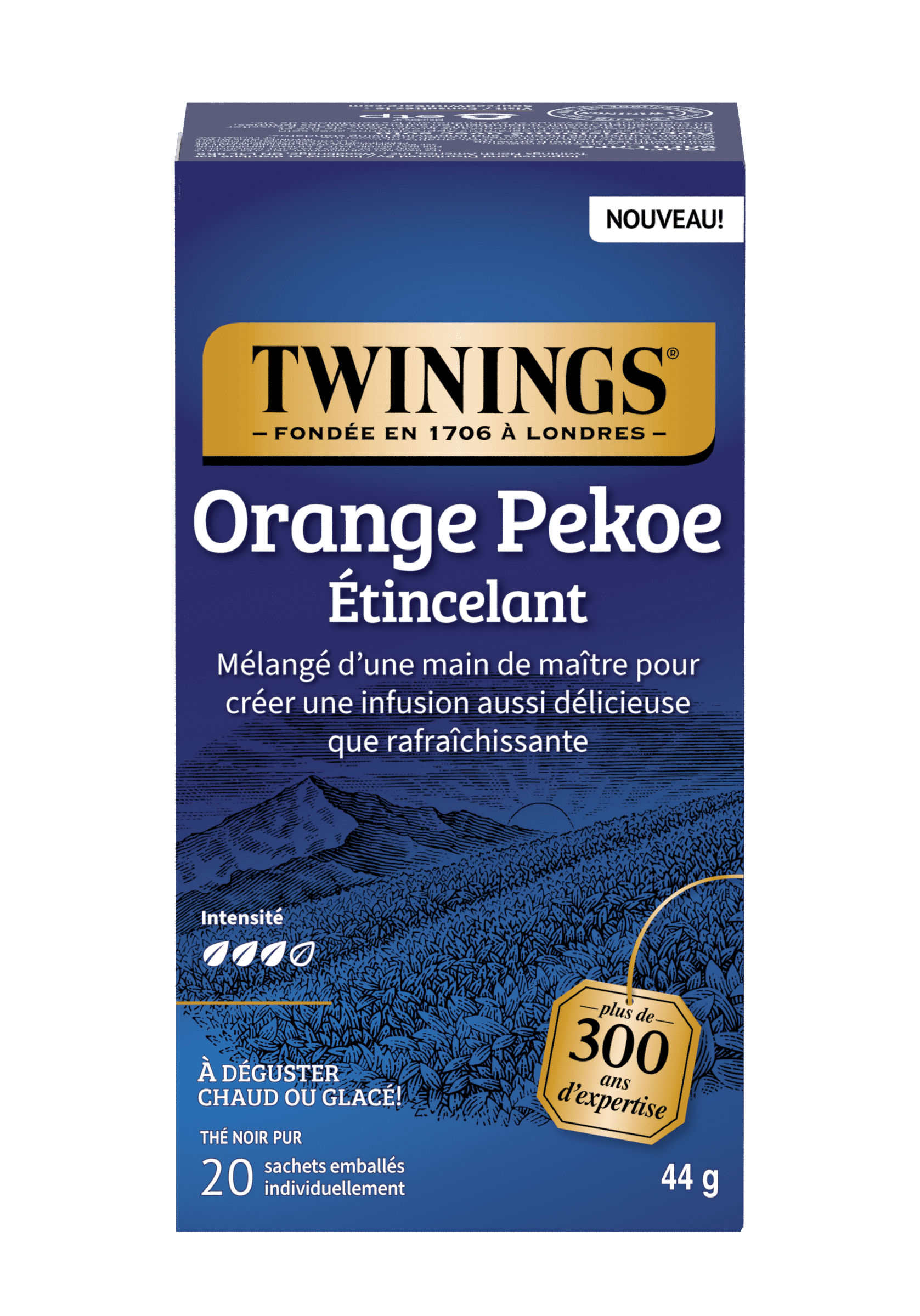 Twinings Brilliant Orange Pekoe Tea 20s, Pack of 20 Tea Bags
