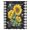 Yellow Black, variant on Yellow Sunflower Sheer Curtains 72 Inches Long, Black Farm Oil Painting Retro Art Light Filering Curtains, Breathable Simi Curtain Privacy Drapes for Living Room Bedroom Lightweight Window Treatment