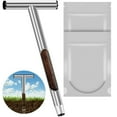 thumbnail image 1 of Soil Probe 304 Stainless Steel Soil Sampler with 2 Reusable Sample Bags T-Style Handle Soil Sample Probe for Soil Sampling Plant Care Agriculture, 1 of 11