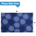 thumbnail image 4 of Drymate Pet Bowl Placemat, Dog & Cat Food Feeding Mat - Absorbent Fabric, Waterproof Backing, Slip-Resistant - Machine Washable/Durable (12” x 20”) (Good Medicine Blue 8), 4 of 7