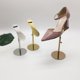 thumbnail image 4 of Zapatero antideslizante moderno para tacones altos, multifuncional, para tiendas y comercios, fabricado en acero. Oro rosa, 4 of 9