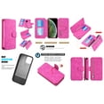 thumbnail image 2 of Clutch Wallet Detachable Case and Belt Holster Pouch for iPhone 14 Plus (Hot Pink/Green), 2 of 9