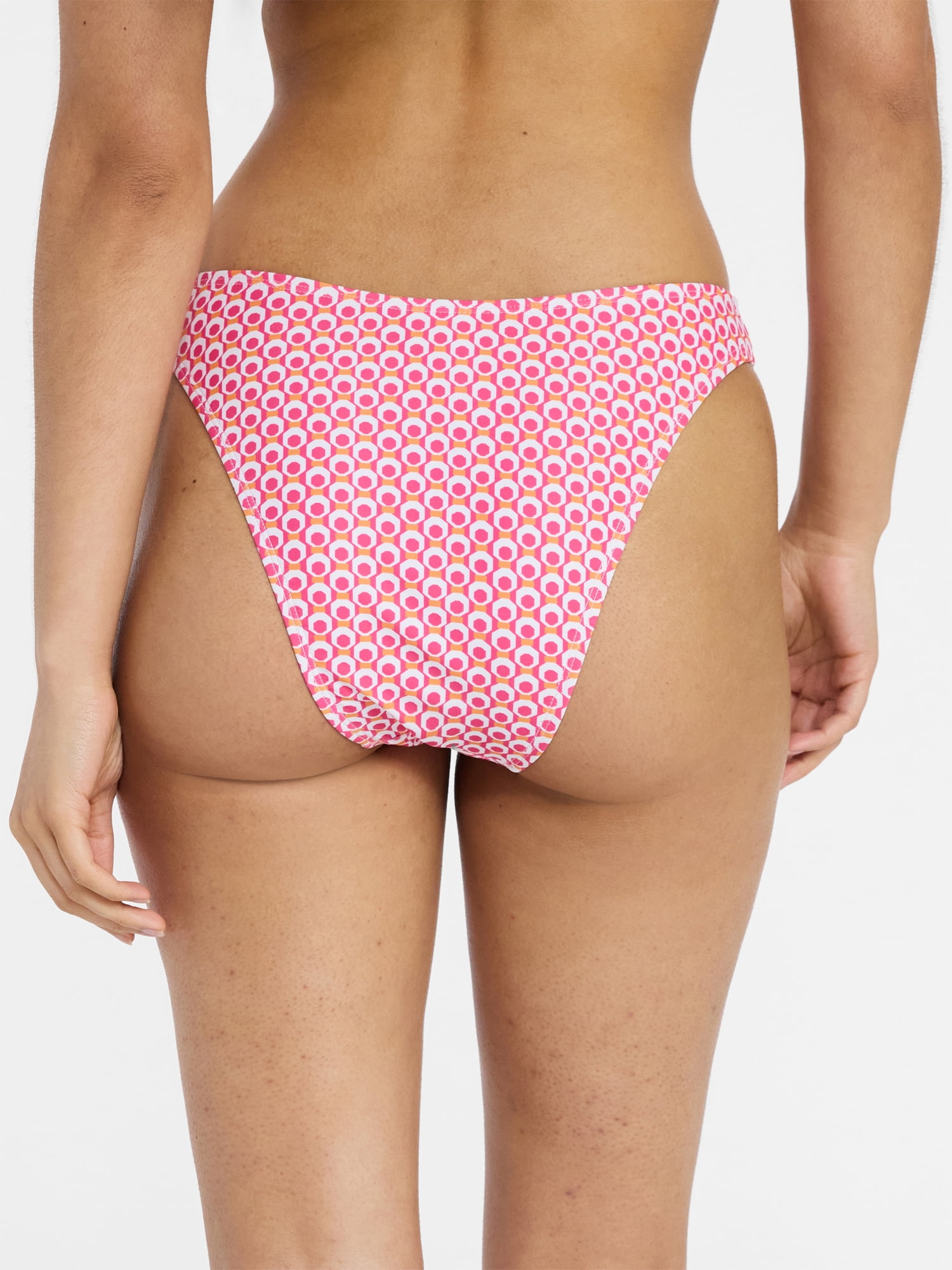 No Boundaries Geo Jam Bikini Bottoms, Women's XXS-XXL