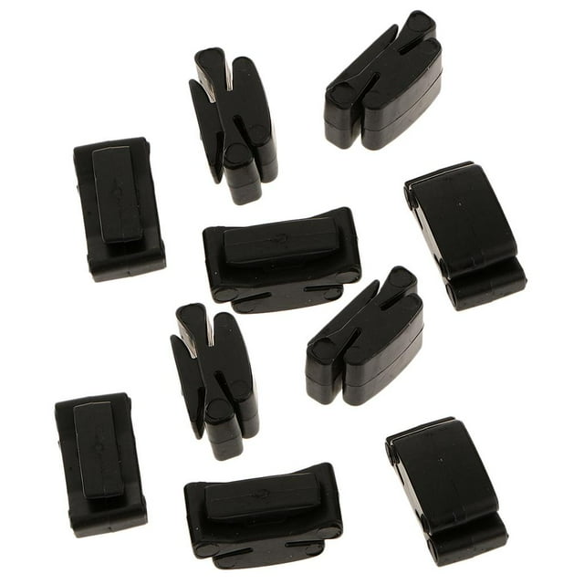 Paquete de 5 Clips de Abrazadera de Soporte de Púas de Goma Baoblaze para Bajo de Guitarra