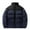 Blue, variant on Custom Winter Plus And Thick Down Jacket Loose Fashion Bright Face Jacket For Men Jacket for Winter Furry Mens