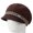 Coffee, variant on Lnzyyephy Women Fashion Knitted Newsboy Hats Houndstooth Print Warm Painter Visor Beret Classic Retro Cabbie Hat for Daily Travel