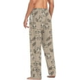 thumbnail image 5 of Top-kevin Multi- Racoon Pajama Pants for Men PJs Bottoms Sleepwear Lounge Pants with Pockets, 5 of 13