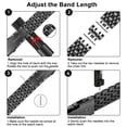 thumbnail image 7 of ZYX Slim Metal Band for Apple Watch, Women's 14mm Thin Metal Strap with Tool, Black, 44mm/45mm/46mm/49mm/42mm(series 1 2 3), 7 of 7