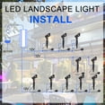 thumbnail image 7 of Energetic Lighting Landscape Flood Light 12V 4W Warm White Rotatable 180°, Black, 7 of 7