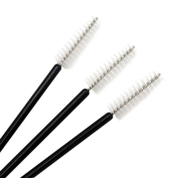 Mini cepillo de nailon desechable, portátil, de color, para pestañas, en espiral, para cejas, cepillo de pestañas, peine de maquillaje
