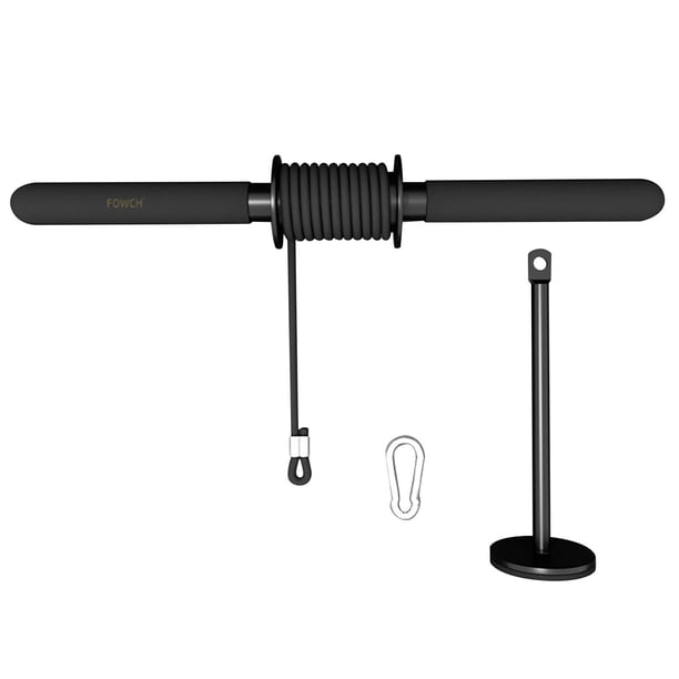 Rodillo para muñecas y antebrazos para entrenamiento de fuerza para hombres y mujeres Soga