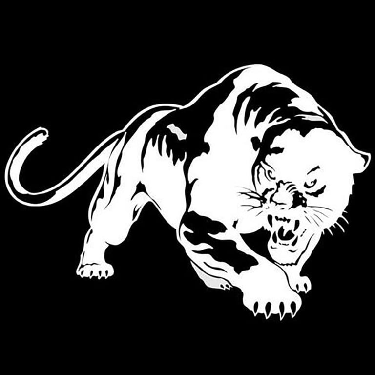 Panther Car Hood Wrap Full Color Vinyl Decal Wild Cat Sticker Panther Car Hood Wrap Full Color Vinyl Decal Wild Cat Sticker