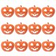 thumbnail image 1 of 12 anillos de servilleta con forma de calabaza de Halloween para restaurante y hotel., 1 of 5