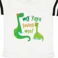 thumbnail image 3 of Inktastic My Yaya Loves Me Grandson Dinosaur Gift Baby Boy Bodysuit, 3 of 4