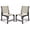 Gray, variant on Harbweb 5pc HDPE Outdoor Dining Set, All-Weather Wood Grain Patio Furniture, Teak