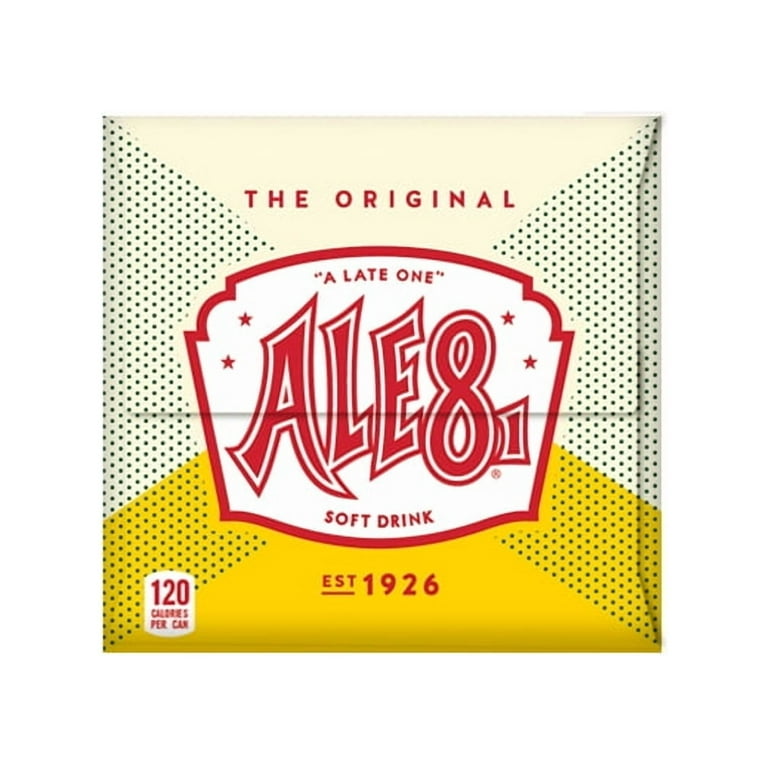 Ale-8-One Ginger Ale Soda, 12 Fl Oz Cans, 12 Pack Soft Carbonated