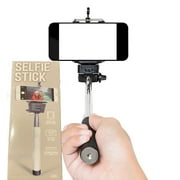 Gems Universal Extendable Selfie Stick With Shutter Button, Wired, White