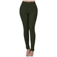 thumbnail image 2 of YujiCraft Women's Slim Fit Elastic Waist Jeans Pants, Stretch Denim Pencil Pants for Casual Wear,L, 2 of 3