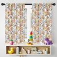 thumbnail image 5 of Blackout Kids Curtains,Colorful Cute Sports Balls Pattern Childrens Insulated Curtains Set Of 2,Bedroom Essentials,Toddler Room Decor 42"x54", 5 of 5