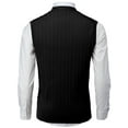 thumbnail image 4 of H2H Mens Casual Slim Fit Knit Sweater Vest V-Neck Button-Down Vest Twisted Patterned (CMOV056), 4 of 6