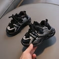 thumbnail image 2 of Eltusu Boys Light up Sneakers, Lace up No Slip Lightweight Running Athletic Shoes Black Size 9.5 US, 2 of 4
