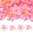 thumbnail image 1 of Uxcell 30-Pack Cabezas de Flores Plumeria Artificiales, 3.94"/ 10cm Flores Plumeria Falsas de Seda para Manualidades DIY, Rosa, 1 of 1