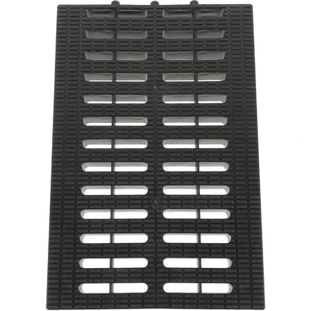 OUNONA Durable Black Plastic Sewer Drain Grate Easy to Maintain and Clean