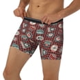 thumbnail image 3 of Salouo Mountain Adventure Badges Pattern Men's Boxer Briefs, Soft & Breathable Underwear Elastic Waistband Briefs for Men,1-Pack, 3 of 7
