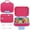 Rose Red, variant on Mimifly Leak-Proof Kids Bento Lunch Box with 5 Compartments, Portable Food Container with Utensils, Microwave and Dishwasher Safe, Royal Blue