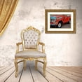 thumbnail image 3 of Susan Vizvary Photography 32x23 Gold Ornate Wood Framed with Double Matting Museum Art Print Titled - Vintage Colorful Pickup, 3 of 4