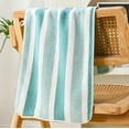 thumbnail image 5 of Cabana Stripe Towel Set 8pc - 2 Bath Sheets, 4 Hand & 2 Face Towels, Soft & Quick-Drying, Spa Quality for Home, Gym, Pool - Highly Absorbent Cotton Blend, 5 of 9