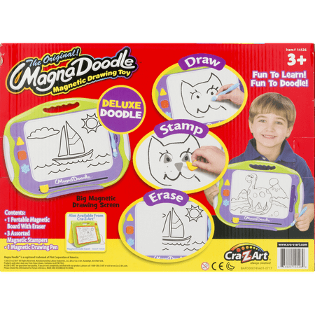 Cra-Z-Art Original MagnaDoodle Deluxe Doodle Magnetic Drawing Toy for All Ages, Unisex