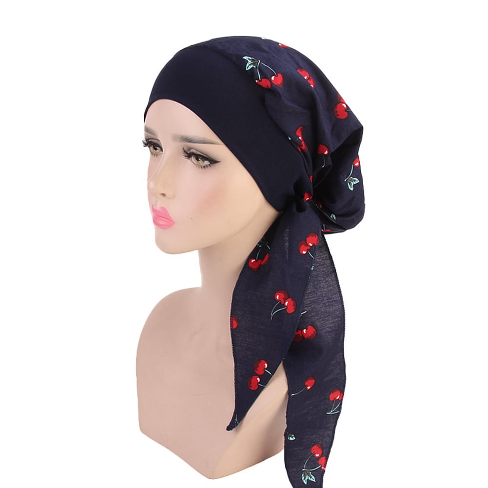 Details about   Womans Black Turban Headwrap Pretty Knot Head Wrap Soft Stretchy Chemo Cap 