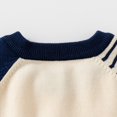 thumbnail image 5 of Hotiary Toddler Girls Boys Cardigans Sweater Coat Kids Long Sleeve Crew Neck Button down Cardigan Knitwear Jacket Children Fall Winter Warm Clothes School Uniform for 2-9 Years Beige, 5 of 8