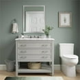 thumbnail image 6 of Design Element Affinity 37" Single Sink Bathroom Vanity in Grey, 6 of 10