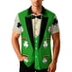 thumbnail image 2 of Ceisia St. Patrick's Day Men's Unisex Hawaiian Shirt | Summer Beach Casual Short Sleeve Button Down Gift Printed Top, 2 of 9
