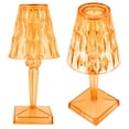 thumbnail image 3 of Table Light, Bright Prism Desk Lamp Transparent Prism Dimmable  For Decoration For Bar Hotel For Gifts For Home Orange, 3 of 8
