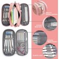 thumbnail image 4 of Pencil Pouch Capacity Pen Holder 3 Compartments School Stationery Makeup Bag Organizer Gift For College Office Students Girl Boy Adult Teen, 4 of 5