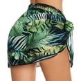 thumbnail image 5 of Women's Short Sarongs Beach Wrap Sheer Bikini Wraps Chiffon Cover Ups for Swimwear S-2XL, 5 of 7