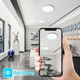 thumbnail image 3 of Flush Mount LED Ceiling Light, Dimmable, Large Illumination Range, Ultra-Thin Design For Kitchen Living Room Corridors (Ø23CM), 3 of 5