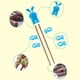 thumbnail image 3 of De Palillos Para Niños, Juego De Vajilla Reutilizable De Dibujos Animados, Palillos De Aprendizaje De Mano Antideslizantes Para Niños Y Niñas Principiantes 1 Par Inevent HA039972-05, 3 of 5
