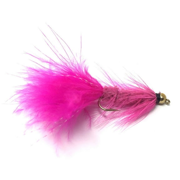 Bead Head Wooly Bugger Fly Fishing Flies - One Dozen - Many Colors and Sizes