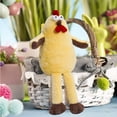 thumbnail image 3 of Adorable Soft Rooster Toy With Long Legs And Funny Eyes For Kids Easter Farmhouse, 3 of 4
