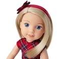 thumbnail image 3 of American Girl Pretty Plaid Christmas Dress for 14.5 inch Wellie Wishers Dolls (Doll Not Included), 3 of 5